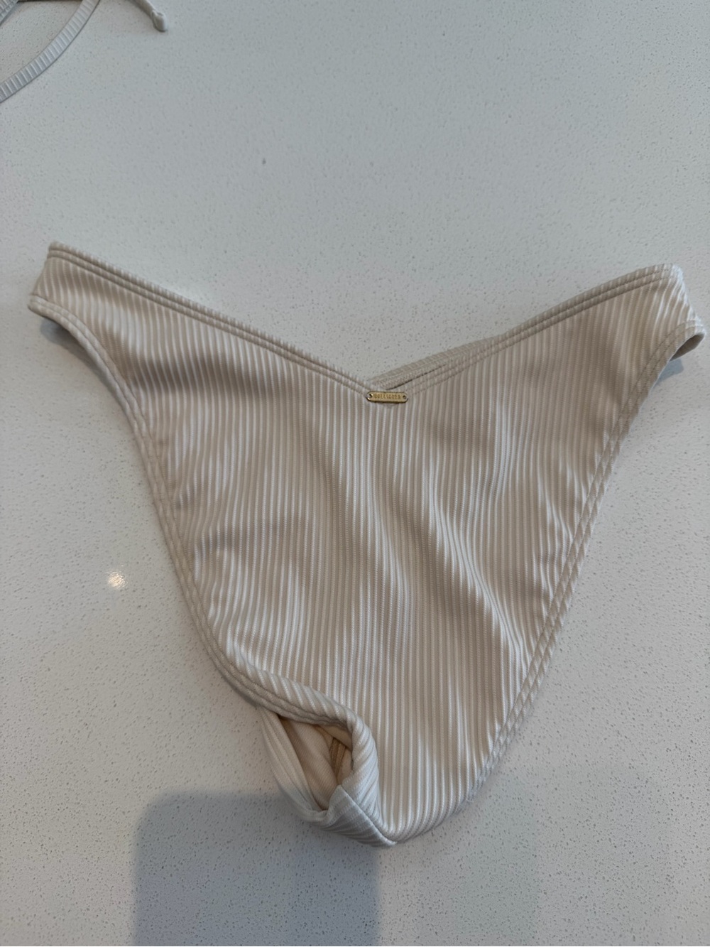 Holister Ribbed Beige Bikini Set - Picture 7 of 7